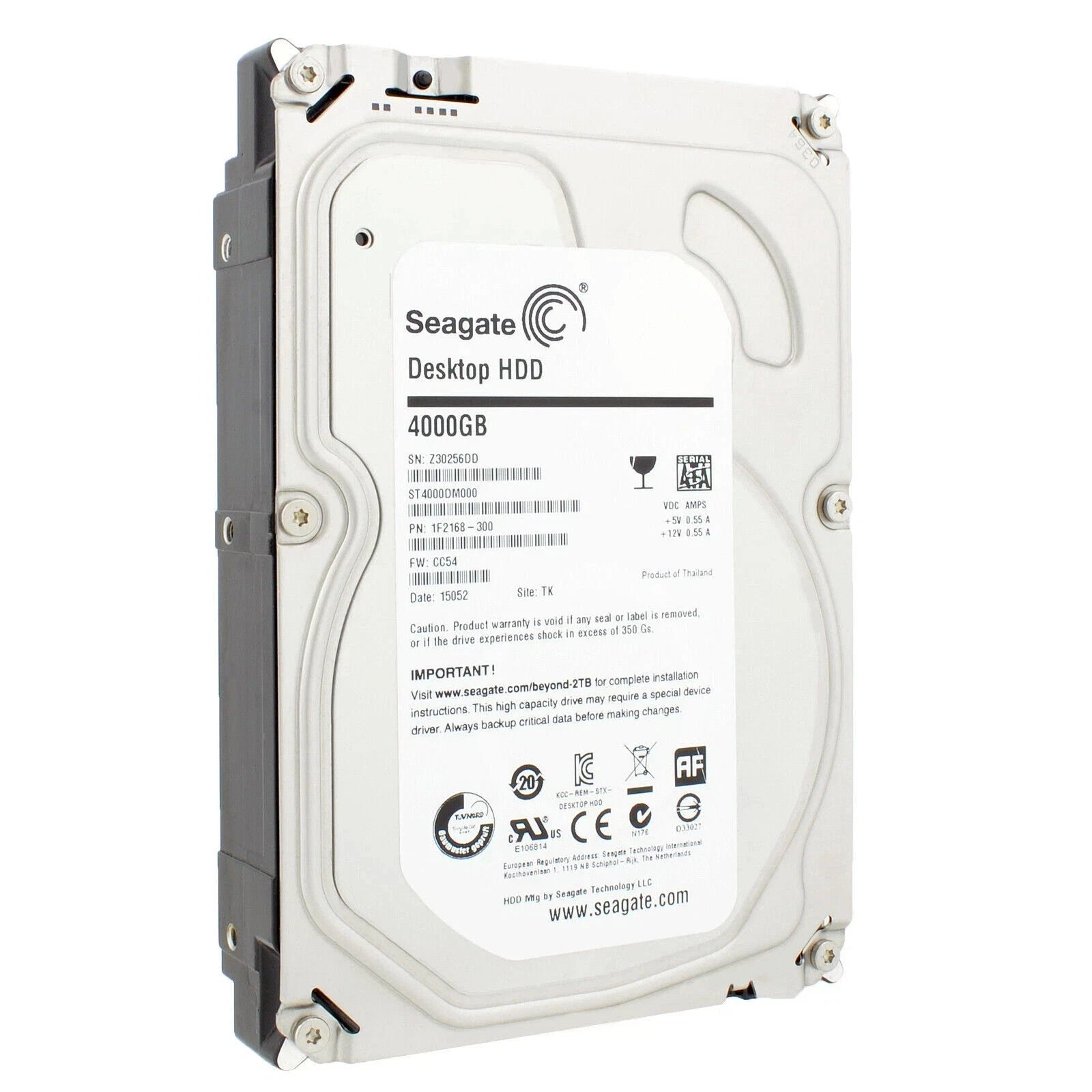 Seagate 4TB 3.5" Hard Disk Drive SATA 5900PRM ST4000DM000 [AU Seller]