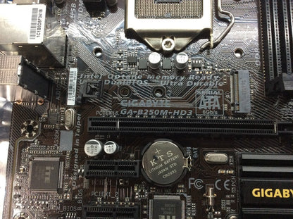 GIGABYTE GA-B250M-HD3 Motherboard microATX DDR4 LGA 1151 HDMI VGA DVI Intel B250