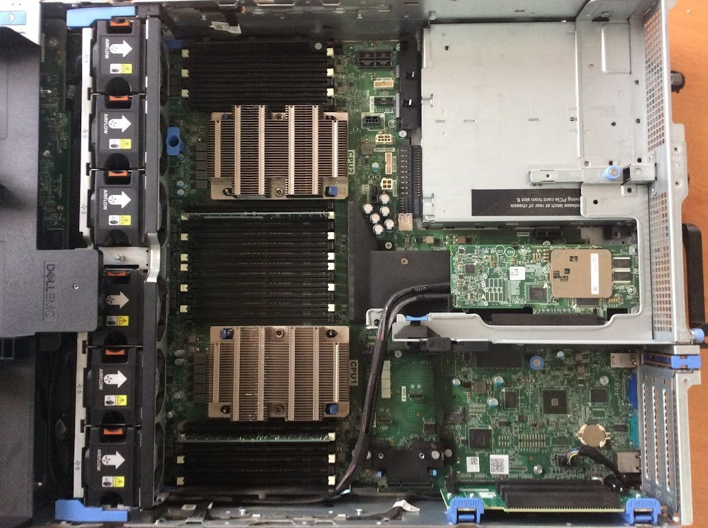 Dell PowerEdge R740 Rack Server 2x Xeon 4116 Sliver+64GBPC4+2x PSU+H730P RAID A-