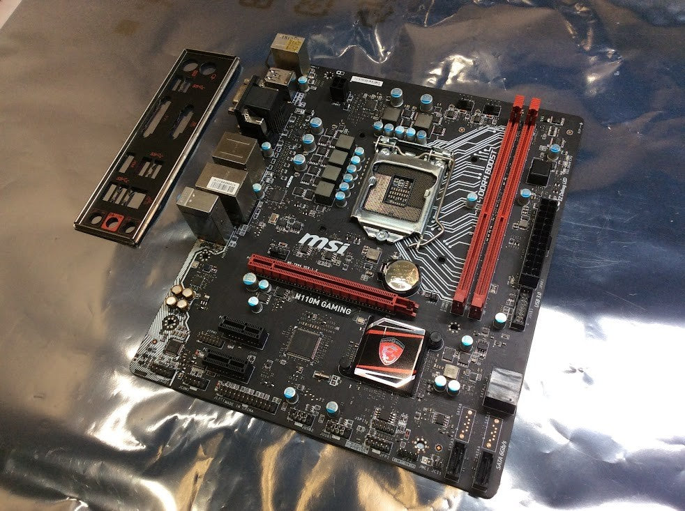 MSI H110M GAMING Motherboard microATX LGA 1151 DDR4 HDMI DVI VGA Intel H110 [AU]