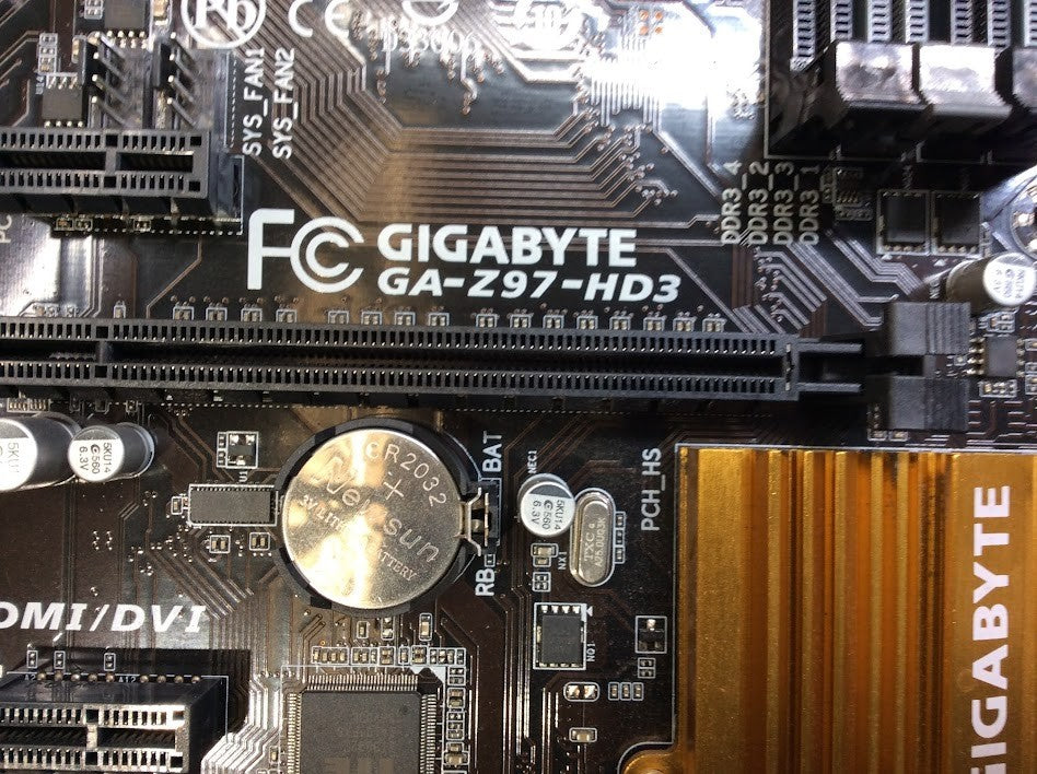GIGABYTE GA-Z97-HD3 Motherboard ATX LGA 1150 HDMI DVI VGA Intel Z97 [AU Seller]