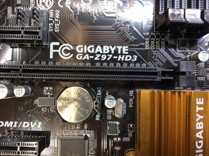 GIGABYTE GA-Z97-HD3 Motherboard ATX LGA 1150 HDMI DVI VGA Intel Z97 [AU Seller]