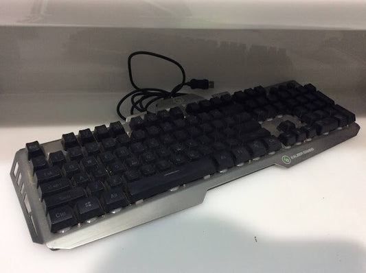Kaliber Gaming L-BKHVER Wired Aluminum Gaming Keyboard GKB Black/Gray Au Seller