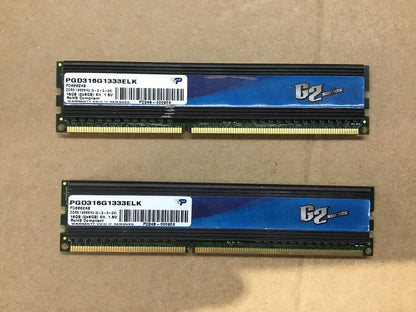 Patriot G2 Series PGD316G1333ELK 16GB (2 x 8GB) DDR3 Desktop Memory Au Seller