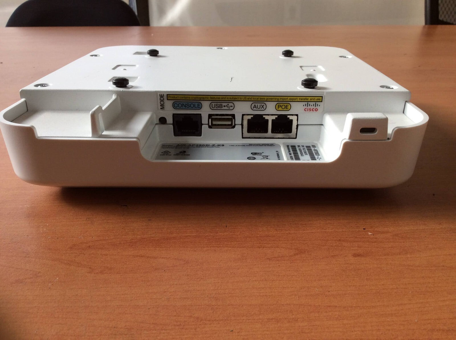 Cisco AIR-AP2802I-Z-K9 802.11ac Wave 2 4x4 MIMO Wireless Access Point White
