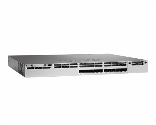 Cisco WS-C3850-12S-S 12-Port SFP 3850 Switch+C3850-NM-4-1G Silver Au Seller