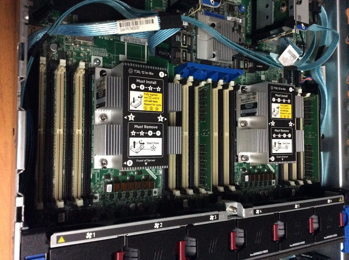 HP Proliant DL380 Gen10 Rack Server 2 x Gold 5120@2.2GHz 32GBRAM+P408i-P RAID A-