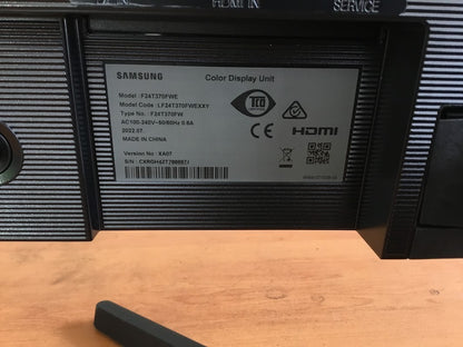 [AU Seller] Samsung F24T370FWE Color Display Unit 24'' LCD Monitor Black A-