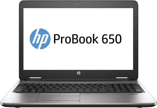 HP ProBook 650 G2 Laptop 15.6" i5-6200U@2.30GHz 8GBRAM 256GBSSD USB-C DP Black B