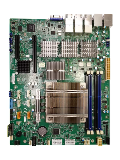 Supermicro X10SLH-N6-ST031 Motherboard mATX DDR4 Quad NIC TPM Chips + Heatsink