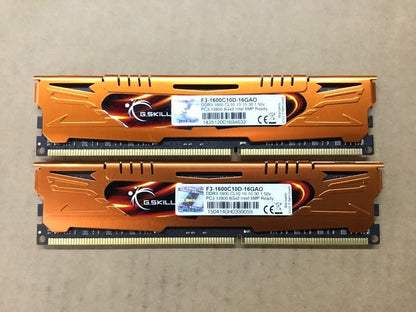 G.SKILL ARES DDR3 F3-1600C10D-16GAO 16GBRAM Desktop Memory Tested Au Stock