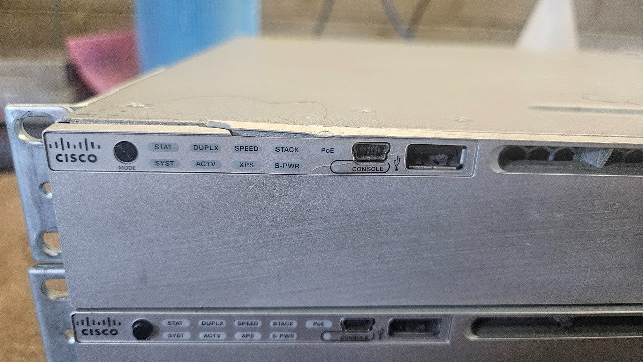 [AU] Cisco WS-C3850-24P-S Switch 24 x 10/100/1000 Ethernet PoE+Dual Power PSU A-