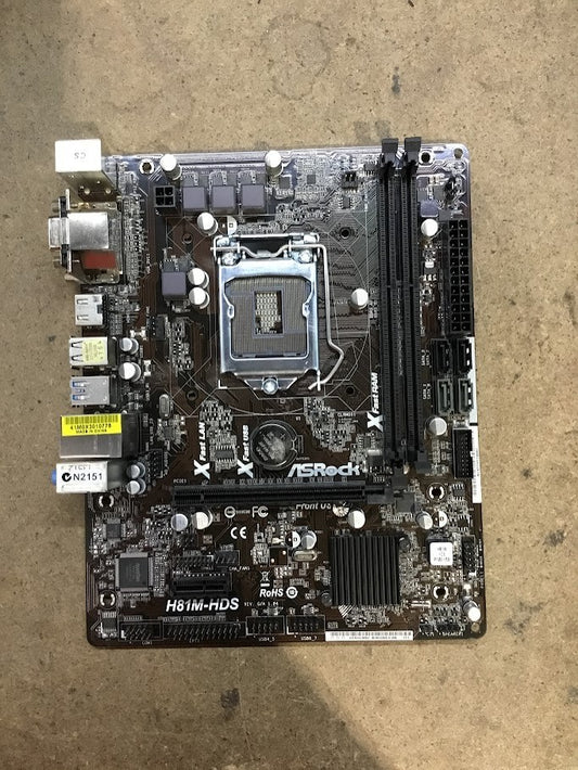 [AU] Asrock H81M-HDS Motherboard microATX LGA 1150 VGA DVI HDMI Intel H81