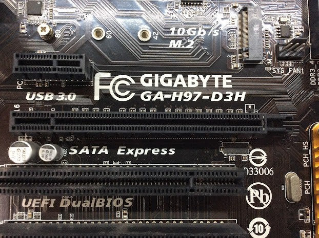 GIGABYTE GA-H97-D3H Motherboard ATX DDR3 LGA 1150 HDMI DVI VGA Intel H97 [AU]