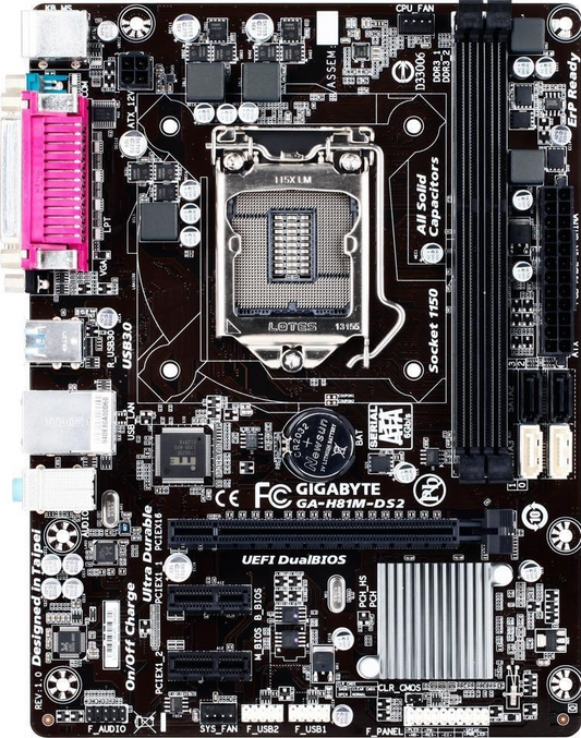 GIGABYTE GA-H81M-DS2 Motherboard microATX DDR3 LGA 1150 VGA Intel H81 [AU Stock]