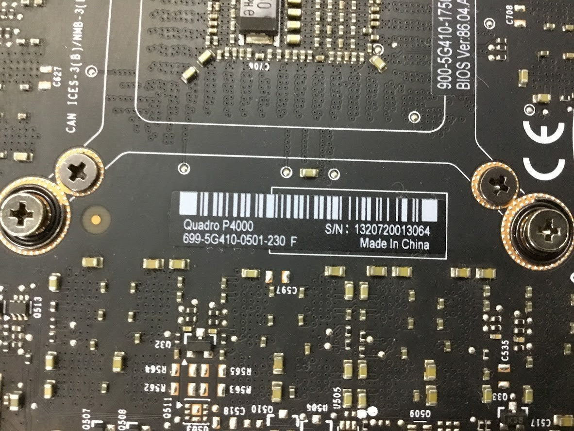 NVIDIA Quadro P4000 GDDR5 Video Graphics Card DisplayPort Tested Au Seller