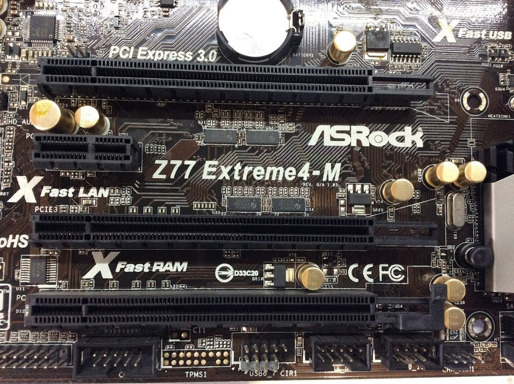 Asrock Z77 Extreme4-M Motherboard mATX DDR3 LGA 1155 Intel Z77 HDMI VGA DVI [AU]