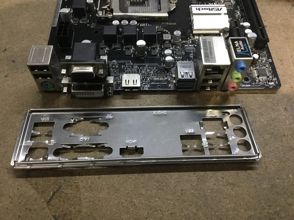 [AU] Asrock H310CM-HDV Motherboard microATX LGA 1151 DVI VGA HDMI Intel H310