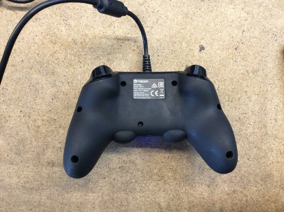 NACON PS4 Compact Controller - Gamepad Black Tested Au Seller