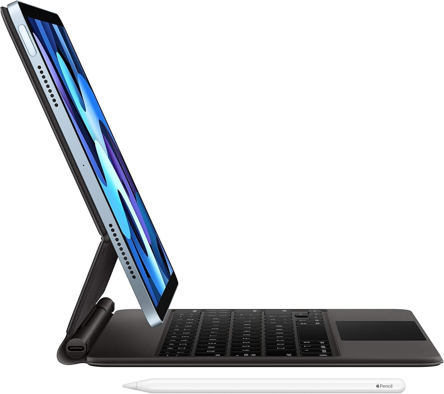 Apple iPad Air 4 A2261 Tablet 10.9" 256GB Sky Blue with Apple Magic Keyboard A+