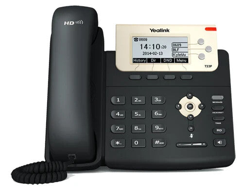 New Yealink SIP-T23P Enterprise IP Phone Backlit LCD display HD Voice Au Seller