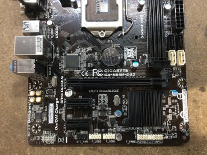 GIGABYTE GA-H81M-DS2 Motherboard DDR3 microATX LGA 1150 VGA DVI Intel H81