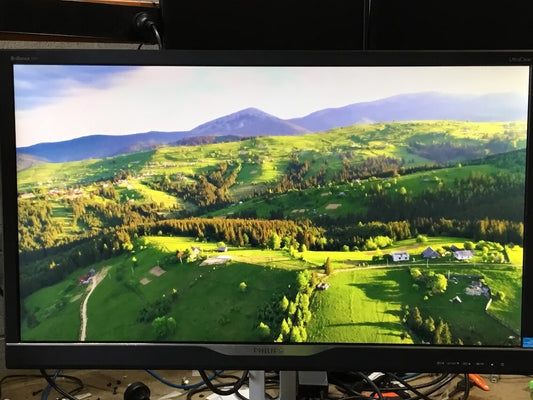 PHILIPS Brilliance 288P6L LCD Monitor 28 inch USB3.0 HDMI Black Au Seller A-