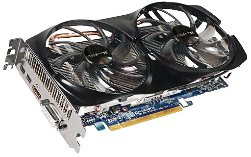 Gigabyte HD7850 WindForce 2X OC 2GB GV-R785OC-2GD Video Card HDMI DVI Mini-DP A+