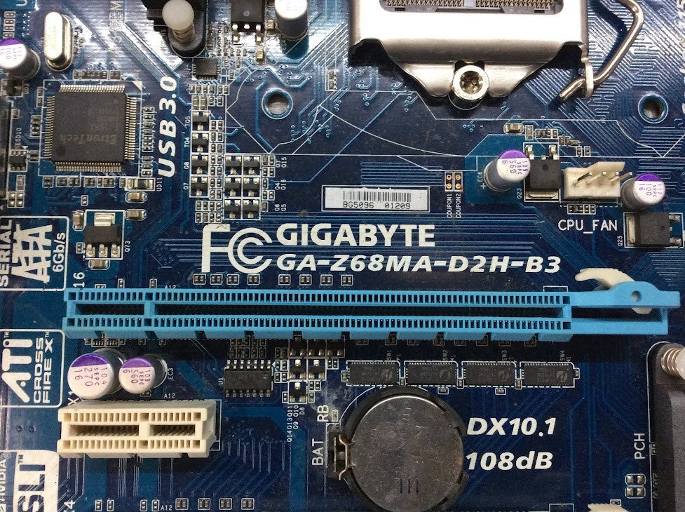 Gigabyte GA-Z68MA-D2H-B3 Motherboard mATX LGA 1155 DVI VGA HDMI Intel Z68 [AU]