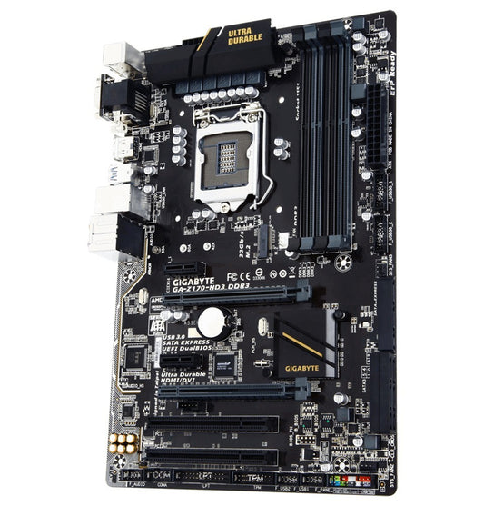 GIGABYTE GA-Z170-HD3 Motherboard ATX DDR4 HDMI VGA DVI Intel Z170 with I/O 【AU】