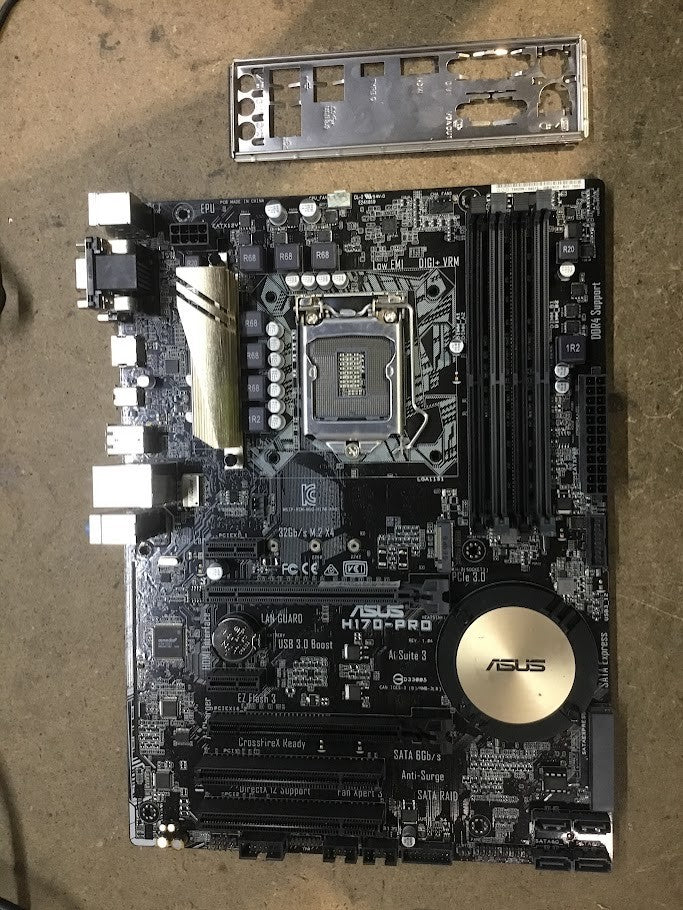 [AU] ASUS H170-PRO Motherboard DDR4 ATX LGA 1151 VGA DVI HDMI USB-C Intel H170