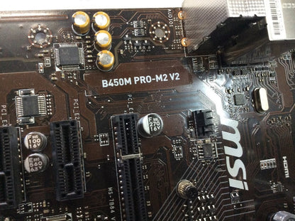 MSI B450M PRO-M2 V2 Motherboard AMD B450 microATX With Ryzen 3 2200G [AU Stock]