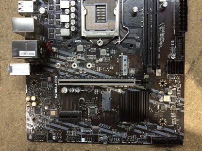 [AU] MSI H410M-A PRO Motherboard DDR4 microATX LGA 1200 DVI HDMI Intel H410