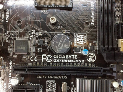 GIGABYTE GA-H81M-DS2 Motherboard microATX DDR3 LGA 1150 VGA Intel H81 [AU Stock]