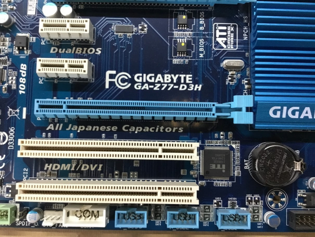 GIGABYTE GA-Z77 Motherboard ATX DDR3 LGA 1155 HDMI DVI VGA Intel Z77 Au Seller