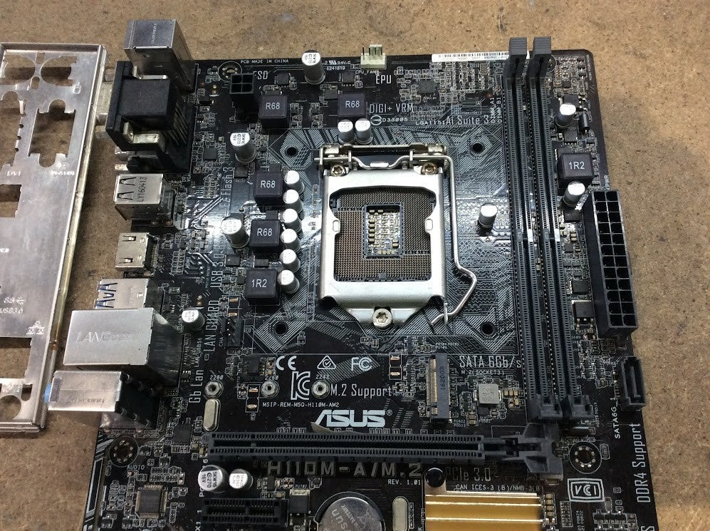 [AU]ASUS H110M-A/M.2 Motherboard microATX DDR4 LGA 1151 VGA DVI HDMI Intel H110
