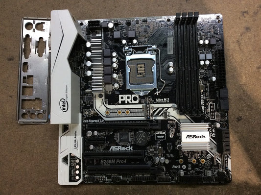 Asrock B250M Pro4 Motherboard DDR4 mATX LGA 1151 VGA DVI HDMI USB-C Intel B250
