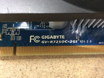 GIGABYTE GV-R7250C-2GI 2GB Graphics Card HDMI VGA DVI Tested Au Seller