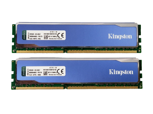 Kingston HyperX blu KHX1600C10D3B1K2/16G (2 x 8GB) Desktop Memory Au Seller