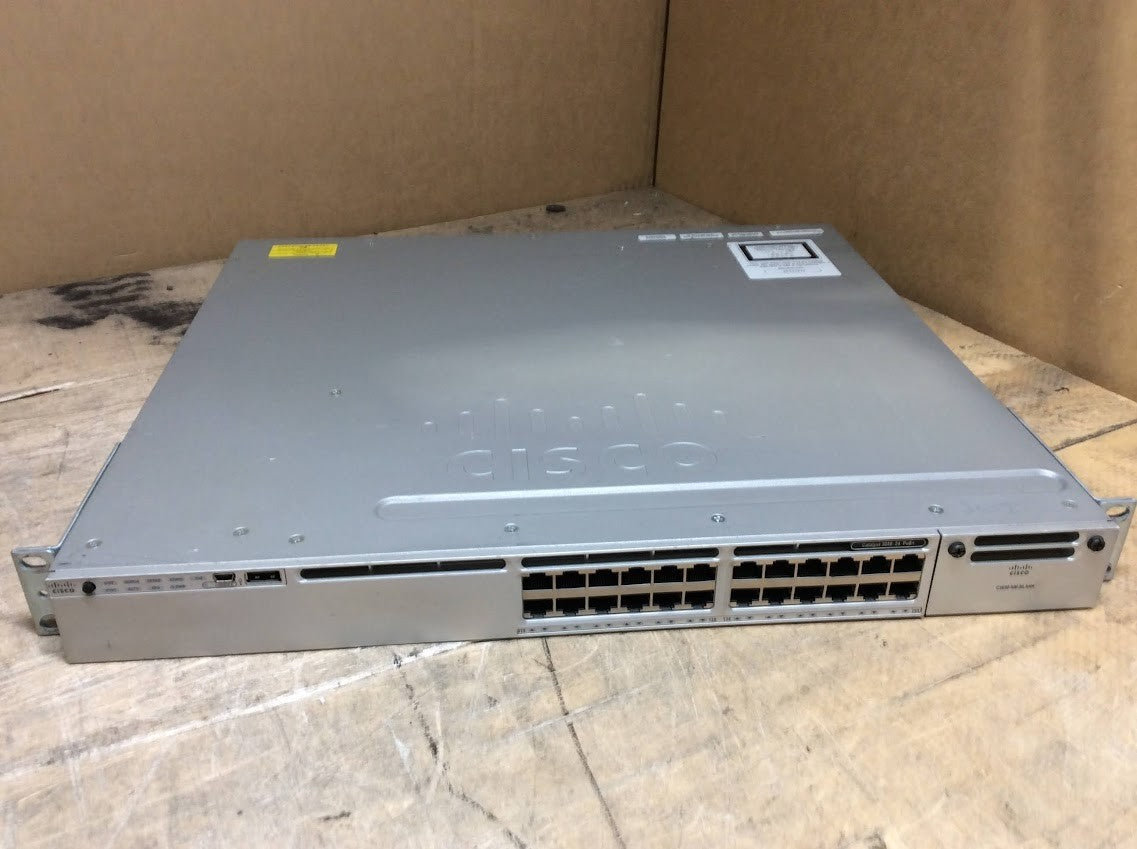 [AU] Cisco WS-C3850-24P-S Switch 24 x 10/100/1000 Ethernet PoE+Dual Power PSU A-