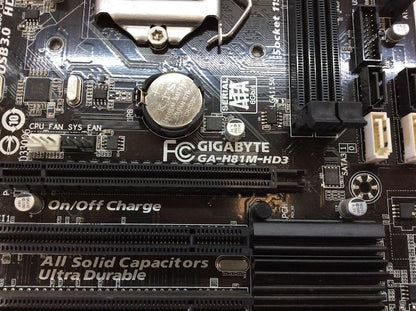 [AU]GIGABYTE GA-H81M-HD3 Motherboard microATX LGA 1150 DP DVI VGA HDMI Intel H81