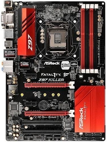 ASRock FATAL1TY Z97 Killer Motherboard ATX LGA 1150 HDMI VGA DVI Intel Z97 [AU]