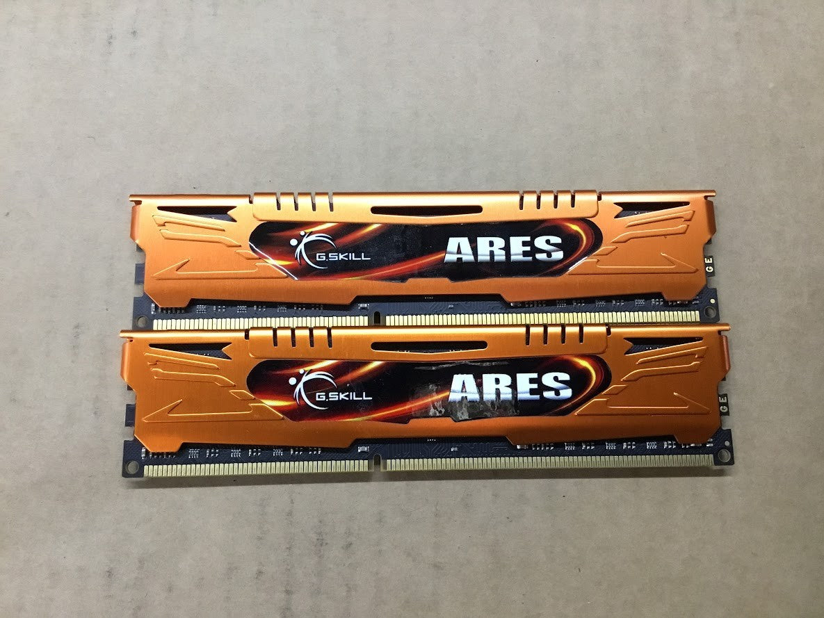 G.SKILL ARES DDR3 F3-1600C10D-16GAO 16GBRAM Desktop Memory Tested Au Seller