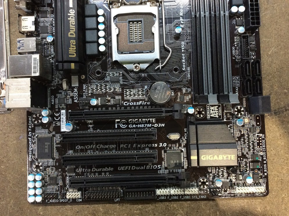 GIGABYTE GA-H87M-D3H Motherboard DDR3 microATX LGA 1150 DVI VGA HDMI Intel H87