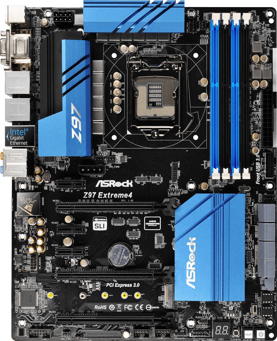 Asrock Z97 Extreme4 Motherboard ATX LGA 1150 DP DVI VGA HDMI Intel Z97 [AU]