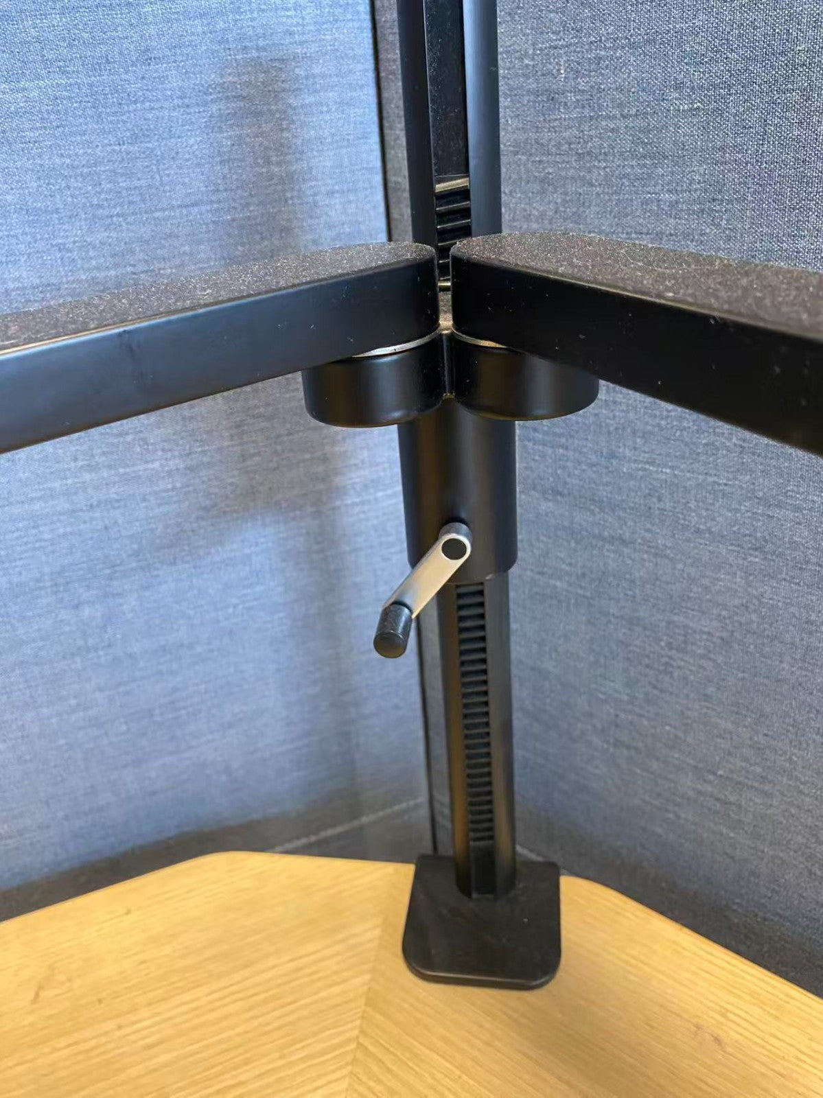 Dual Monitor Stand Adjustable Desk Mount Arm 90cm Extension for LED LCD Screens