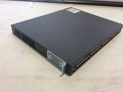 Cisco WS-C2960X-48FPS-L 48 GIGE POE Switch 4 x 1G SFP LAN Base Test & Reset