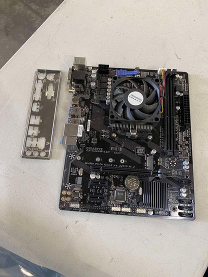 GIGABYTE GA-A320M-S2H Motherboard AMD B350 Socket AM4 mATX + AMD A10-9700 CPU