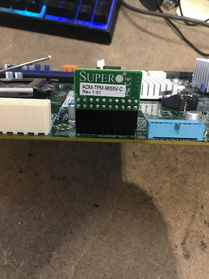 Supermicro X11SSW-4TF Motherboard LGA 1151 DDR4 Quad NIC M2 TPM Chips + Heatsink