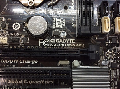 GIGABYTE GA-H81M-S2PV Motherboard DDR3 micro ATX LGA 1150 DVI VGA Intel H81 [AU]